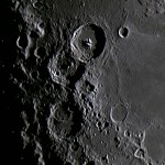 Terna di crateri in Luna crescente