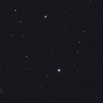 Dettaglio della nebulosa planetaria e galassia di taglio. Autore Alessandro Speranza