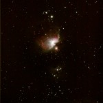 Nebulosa M42 ripresa allo Star Party in Val d'Aosta nel 1998.
Autore Alessandro Sepranza