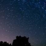 Rotazione attorno alla Stella Polare rirpeso dalla Sardegna. Autore Manuela Civitenga